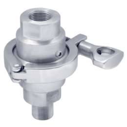 Мембранный разделитель сред, штуцерный с клэмповым хомутом (Tri-Clamp)